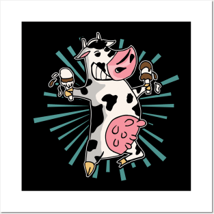 Cow Milk Icecream Posters and Art
